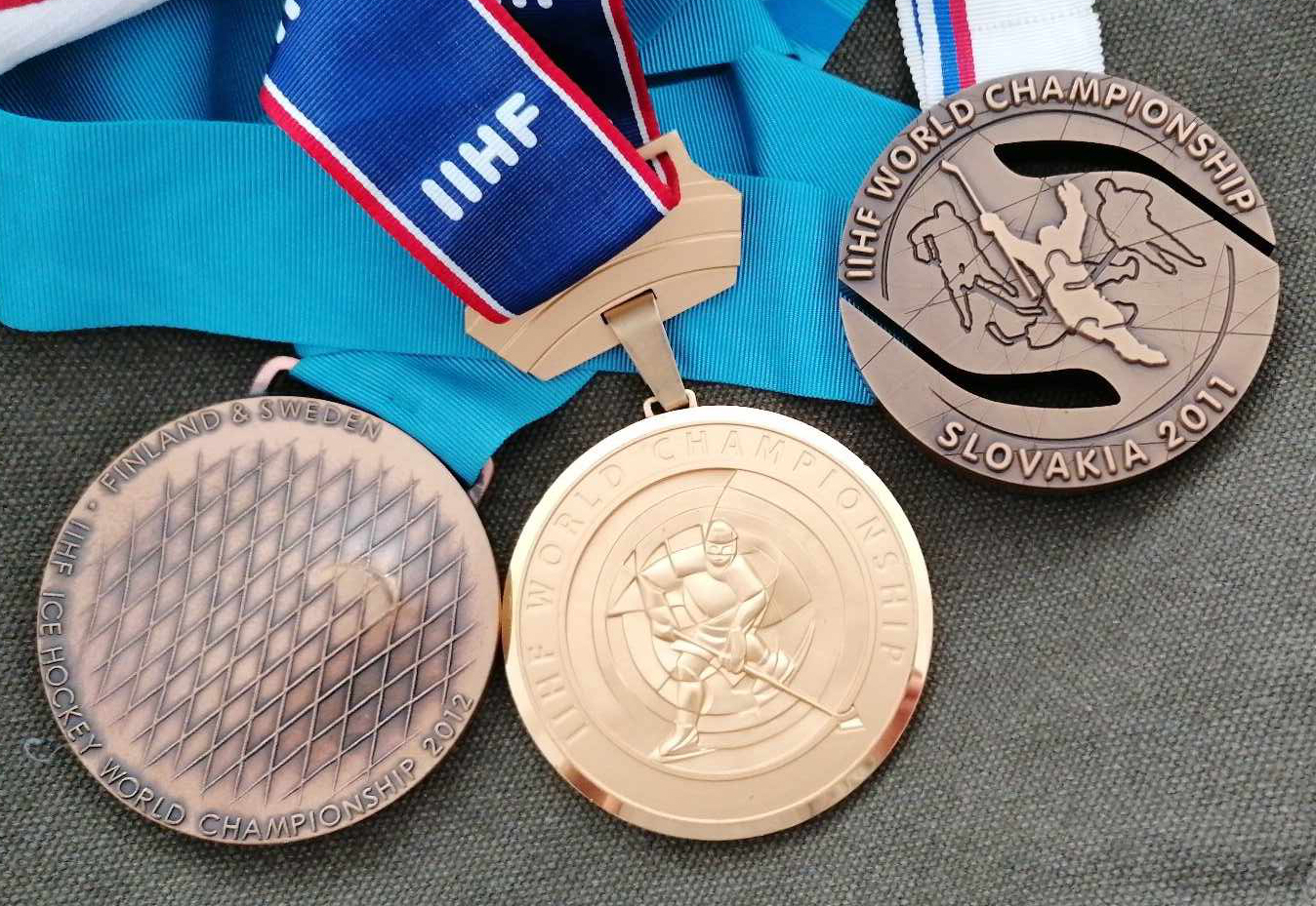 Originální medaile z MS 2010, 2011 a 2012 fotka