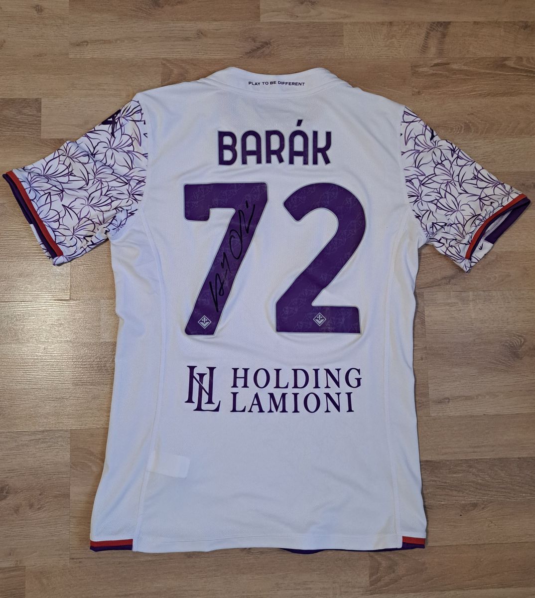 Originální dres ACF Fiorentina podepsaný Antonínem Barákem photo