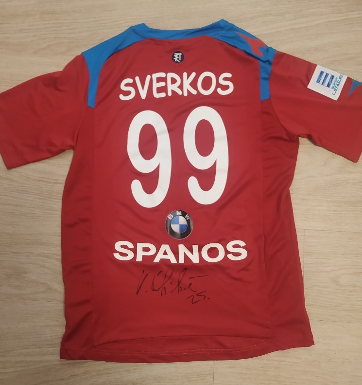 Originální hraný dres Svěrkoše z Panionios G.S.S. fotka